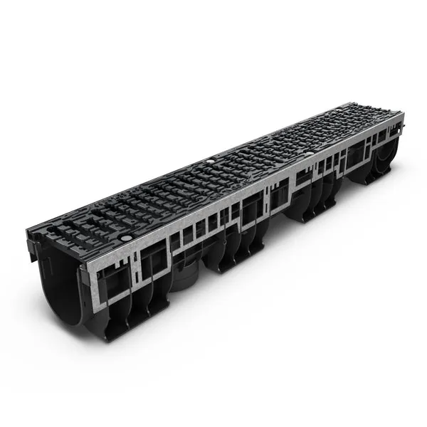 תעלת ניקוז PRO DN100 עם רשת יציקה D400