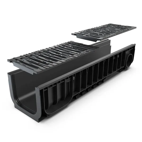 תעלת ניקוז BASE DN200 עם רשת יציקה
